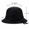Autumn Winter Fedora Hat Dome Shape Cloche Hat Classic Fisherman Cap  Jazz Music Scene