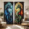 3D Готические витражные шторы с изображением дракона, Блэкаут шторы, Персонализированные декоративные шторы для игровой комнаты, спальни