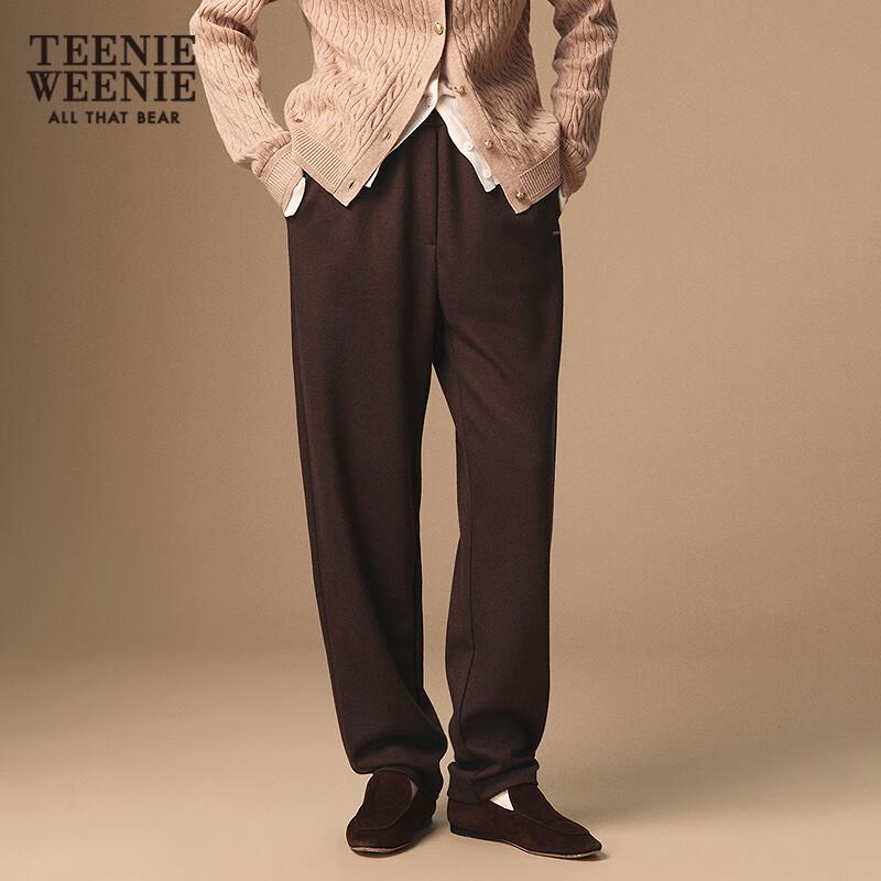 Teenie Weenie Женские простые зимние спортивные штаны с логотипом медведя