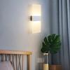 Acrylic Material LED Wall Lamp AC 220V Indoor Wall Light Wall Sconce Lamp  Bedside Lighting