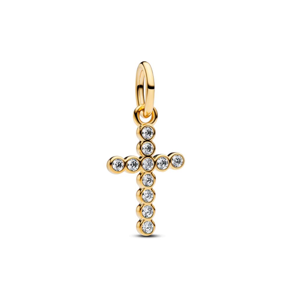 Медь, Лапа собаки, Крест, Форма сердца, Подвеска-бусина с бантом, Подходит для европейского оригинального браслета «Сделай сам», Изысканные украшения