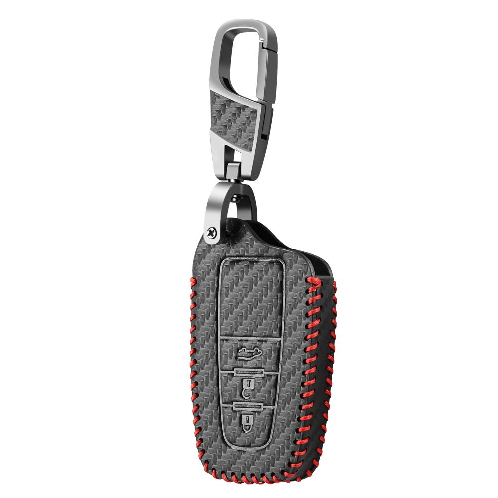 Чехол для автомобильного ключа, защитный кожаный чехол для ключа, автомобильные аксессуары для Toyota Prius Camry Corolla C-HR CHR RAV4 Prado 2018 2022