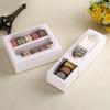 10Pcs Macaron Grade Box Food Anti-deformed Paper Kids Favor Cake Holder with Window