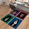 Kiss Band Faces Carpet For Playroom Bedroom Living Room Sofa Home Decorkids Game Area Rug Nonslip Floor Mat