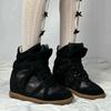 Модные высокие кроссовки для женщин Удобные повседневные ботильоны для женщин Зимние флисовые теплые сноубутсы Боты для женщин