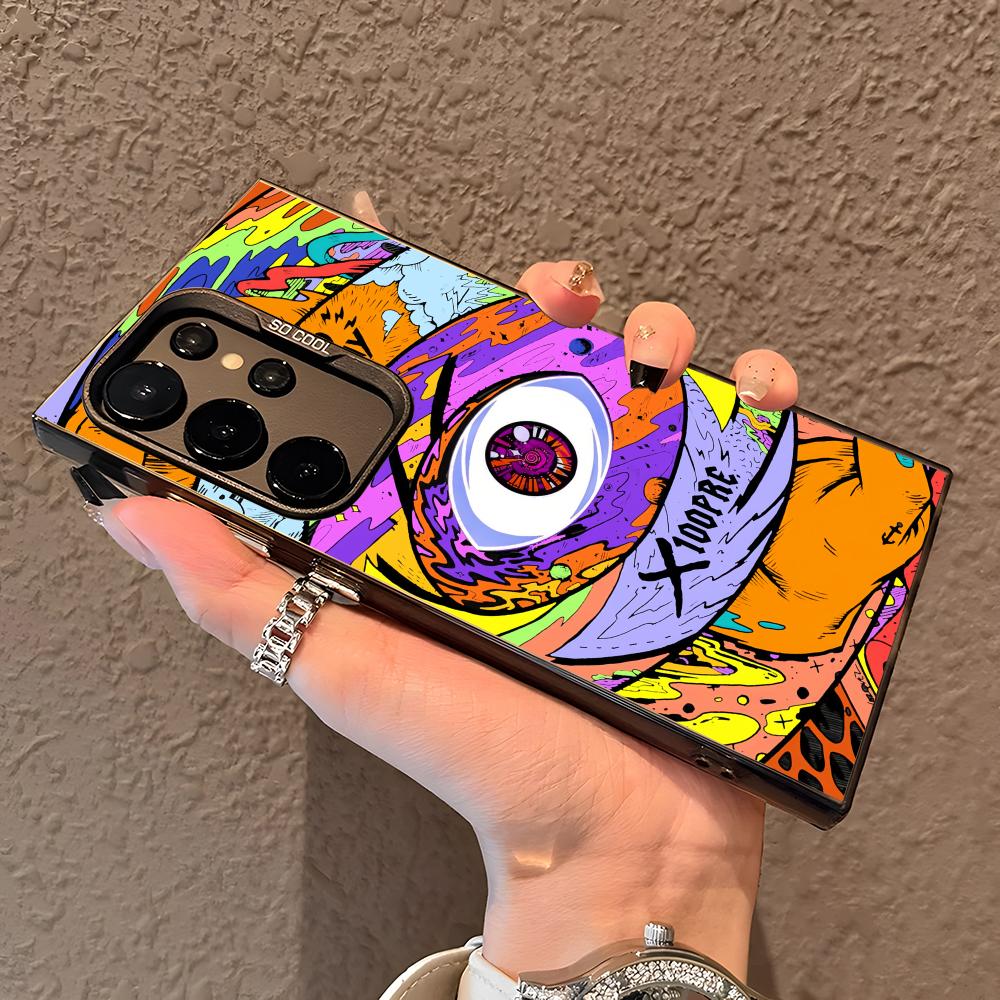 Чехол для телефона Bad B-Bunnys X100pre для Samsung Galaxy S25 Edge S24 S23 S22 S21 S20 Ultra Силиконовый серебристый чехол