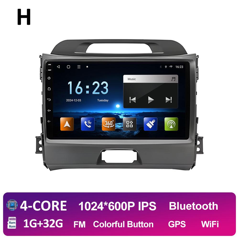 Автомагнитола для KIA Sportage 2010 2011 2012 2013 - 2016 Радиоплеер Интеллектуальная система Беспроводной Carplay Вентилятор охлаждения WIFI БЕЗ 2 din