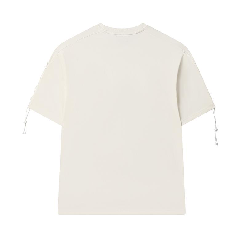 FILA ORIGINALE T Shirts Unisex Cloud White Crew Neck Moderate Straight Fit F11U539104FWT
