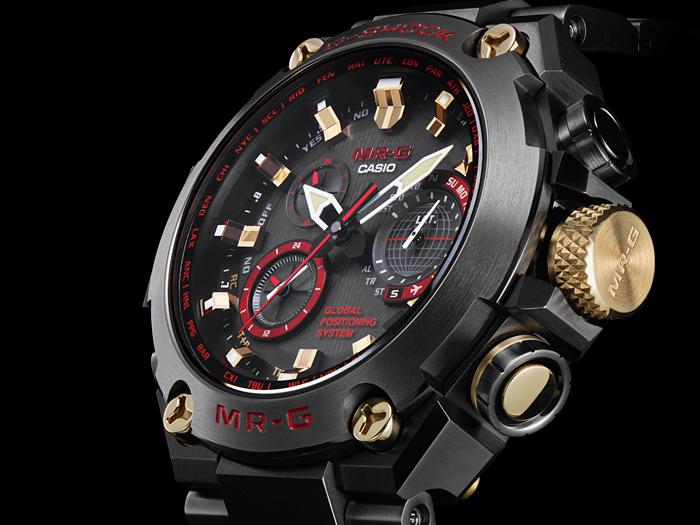 Casio Мужские аналоговые кварцевые часы MRG-G1000B-1A4 с водозащитой 200M и ударопрочностью