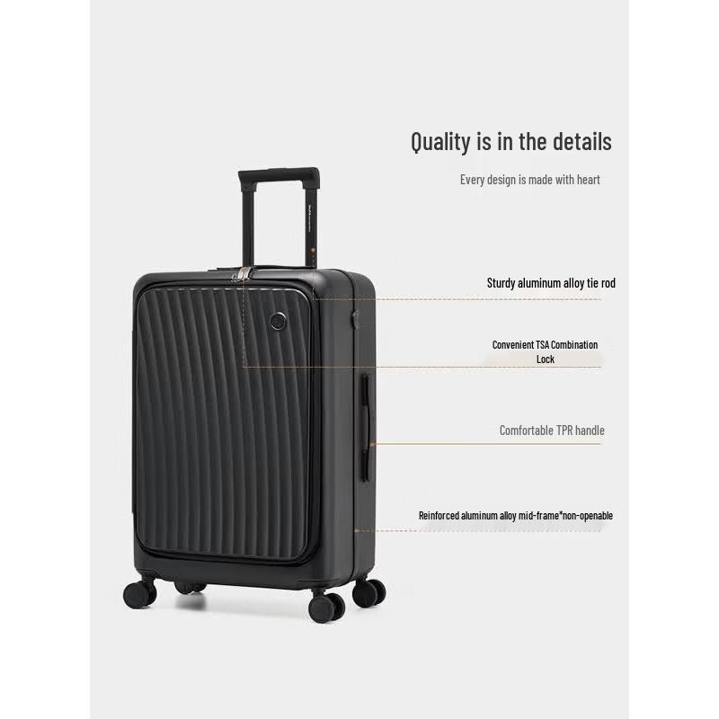 OIWAS OCX6641 Side-Opening PC Hardside Luggage