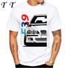 E90 Low Style Skull Driver TShirt New Summer Men Short Sleeve Legend E34 Car Art Tshirts Boy Casual White Tees