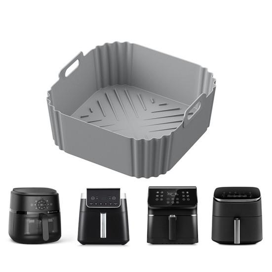 Универсальный силиконовый вкладыш для аэрофритюрницы, многоразовый антипригарный коврик для Ninja, безопасный для посудомоечной машины, аксессуар для аэрофритюрницы