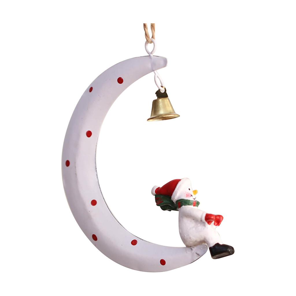 Железные рождественские подвески Санта-Клаус Снеговик Металлические подвески Реквизит Украшения для рождественской елки Украшения