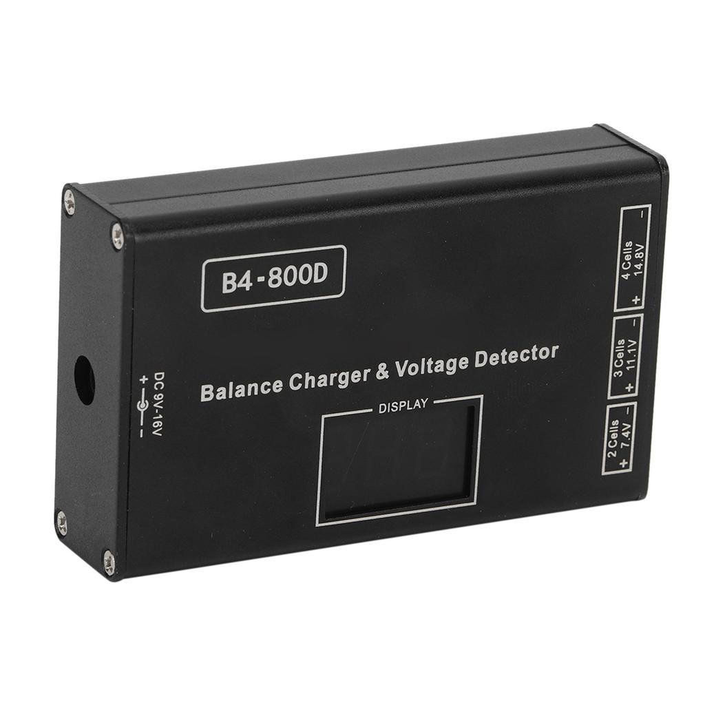 Battery Lithium Lipo Balance Charger Aluminum Alloy Battery Balance Charger with Voltage Display