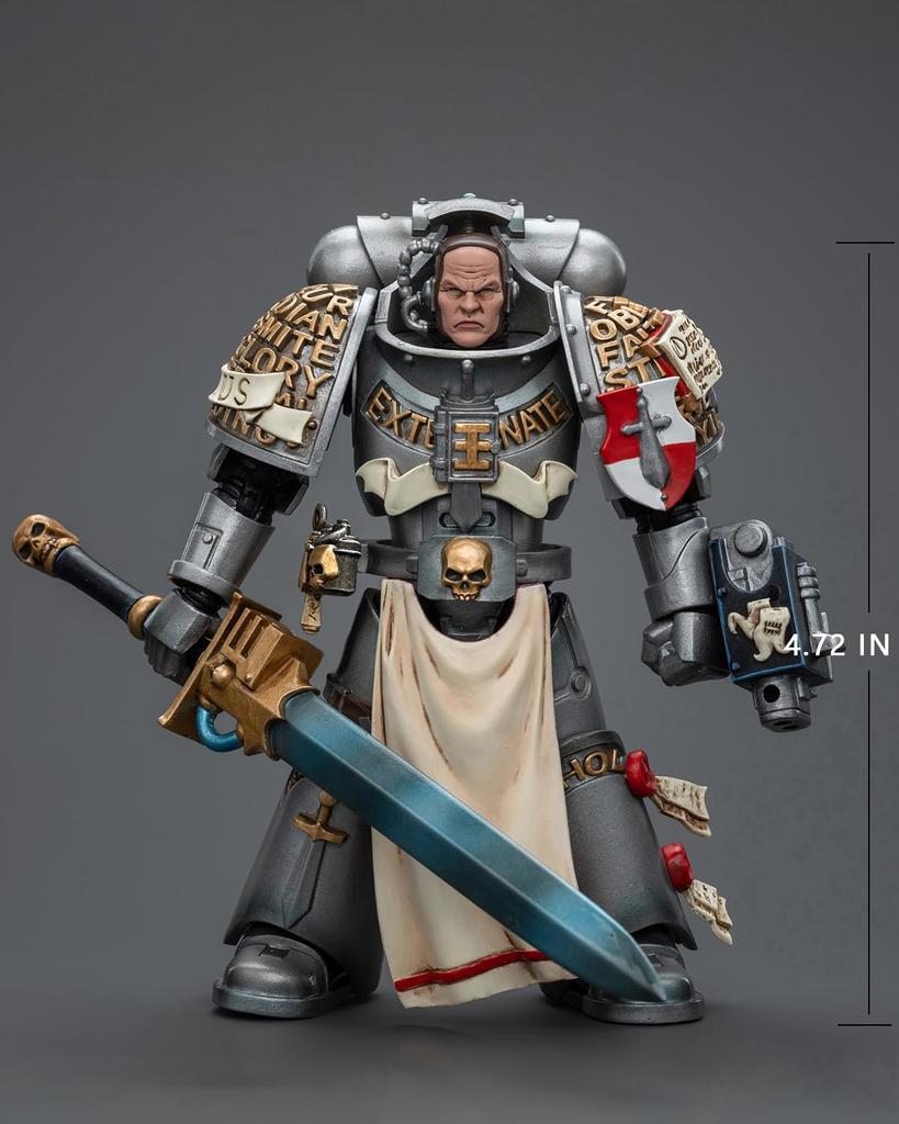 Pipigirl JoyToy Warhammer 40K подлинная лицензированная подвижная серая рыцарская ударная группа Dark Source 12 см фигурка аниме модель 1/18 фигурка, юстикар,