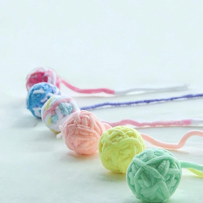 Мягкие Интерактивные Игрушки для Кошек, Самостоятельная Игра, Товары для Кошек (Случайный цвет) Рождество Для Рождественских Подарков