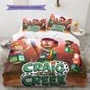 Creek Fun Bedding Quilt Set Quilt Cover Pillowcase Home Decoration Birthday Gift (1 * duvet cover + 2 * pillowcase, without core)