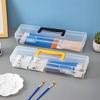 Vowcarol Paint Brush Case Portable, длинный ящик для хранения кистей, держатель кистей