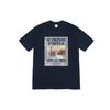 Supreme FW19 Week 17 DHiver Tee Winter Scene Printing Short Sleeve Unisex Navy Blue Men's SUP-FW19-10932