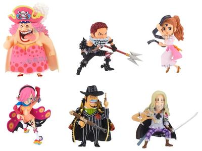 Коллекционная фигурка One Piece World WT100, памятная оригинальная иллюстрация Эйитиро Оды, 100 великолепных пиратских изображений 9 [Набор из 6 типов (Полный Полный)]