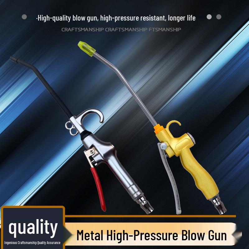Pneumatic High-Pressure Dust Blower with Extended Nozzle