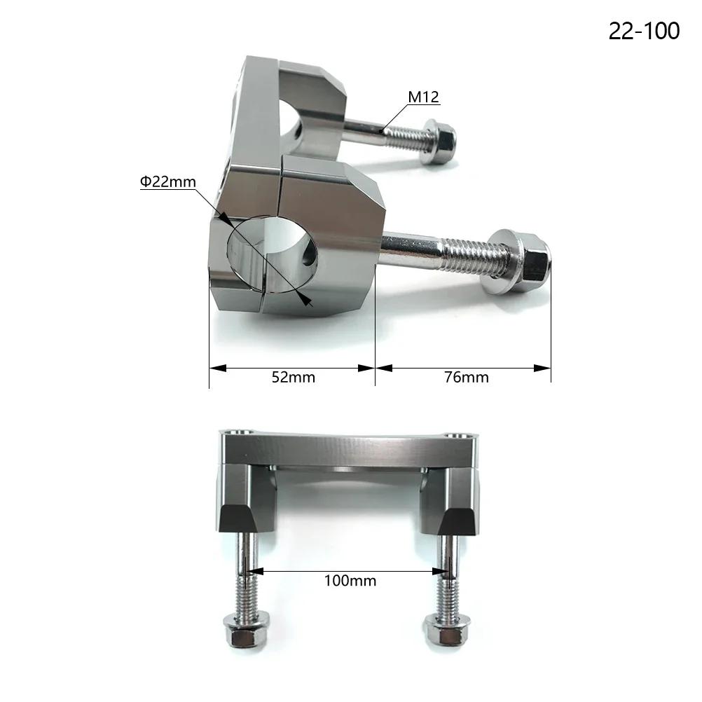 НОВЫЕ 22 мм 28 мм Зажимы Руля Мотоцикла-Интегрированные Мотокросс CNC Алюминиевые Подъемы Руля Крепления Руля Велосипедные Аксессуары