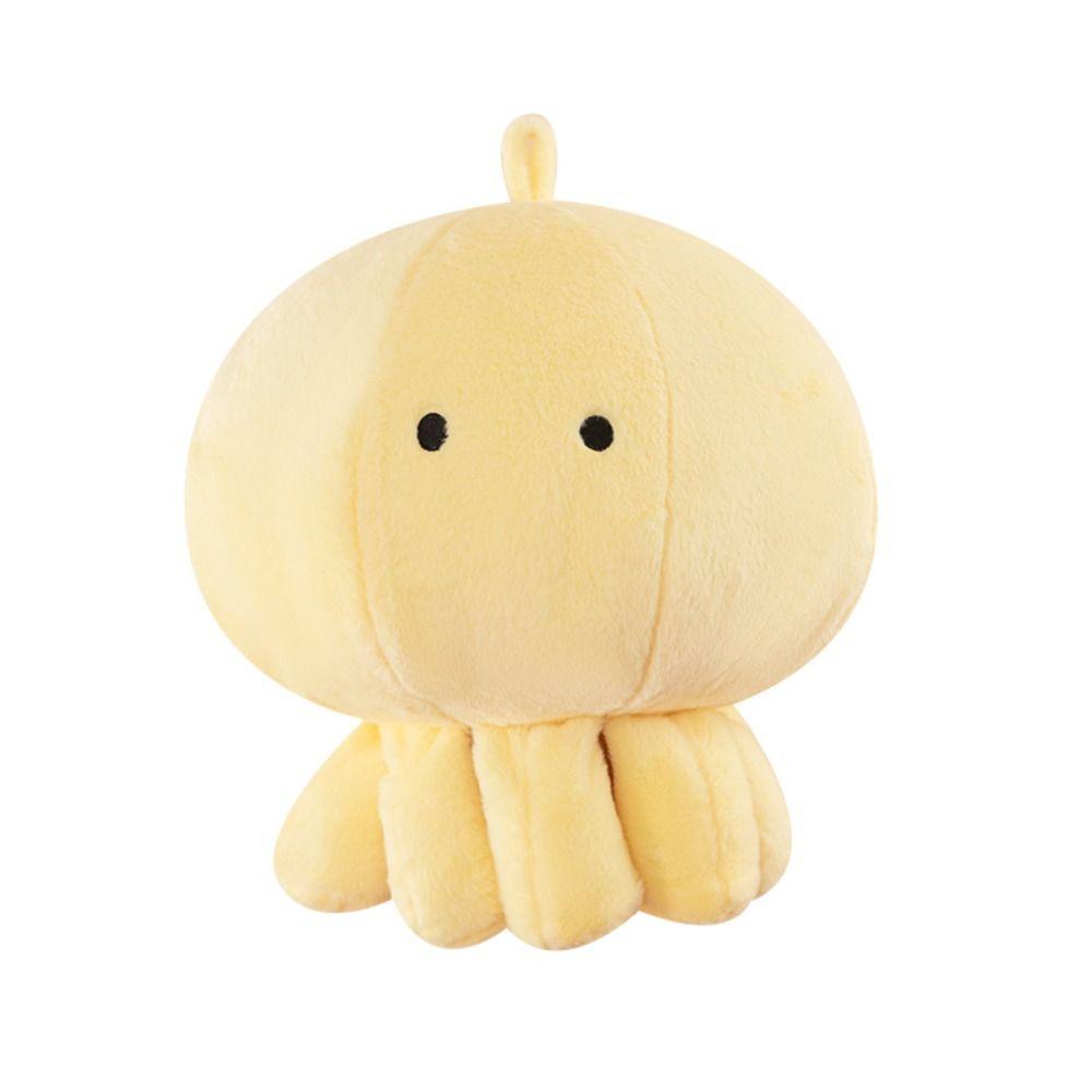 Bedroom Sofa Yellow Octopus Plush Toy Stuffed Animal Octopus Throw Pillows Children's Pillow Toys