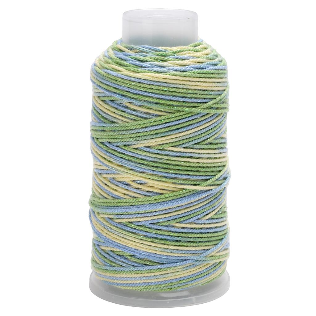 80 метров Полиэстер Хлопок Нить Звездное Небо Секционное Крашение Шнур Швейная Нить DIY Аксессуары Ручной Работы