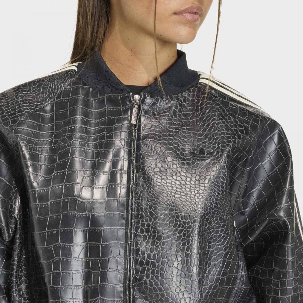 adidas Женская модная куртка из искусственной кожи Sst Ke5035