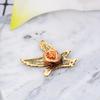 For Men Unique Brooch Man Trendy Jewelry T Shirt Suit Collar Jacket Coat Pin Badge Flying Eagle  Handmade