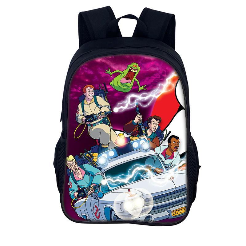 Ghostbusters Anime Backpack With 3d Printing And Nylon Fabric For Everyday Comfort