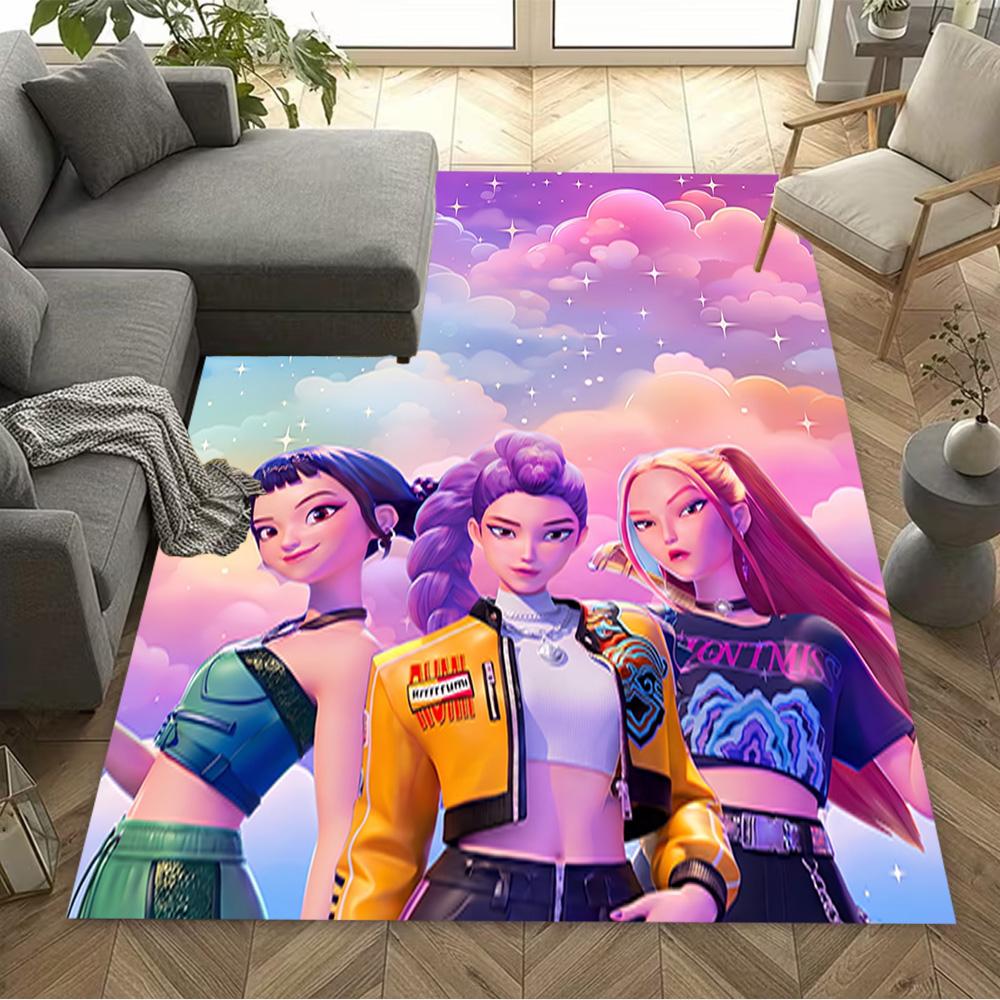 Ethereal Sword Dance Floor Rug Office Rug Perfect for Hallway Balcony Dining Room Dormitory Anti-slip Rug Anime Office Decor Wedding Party Gift