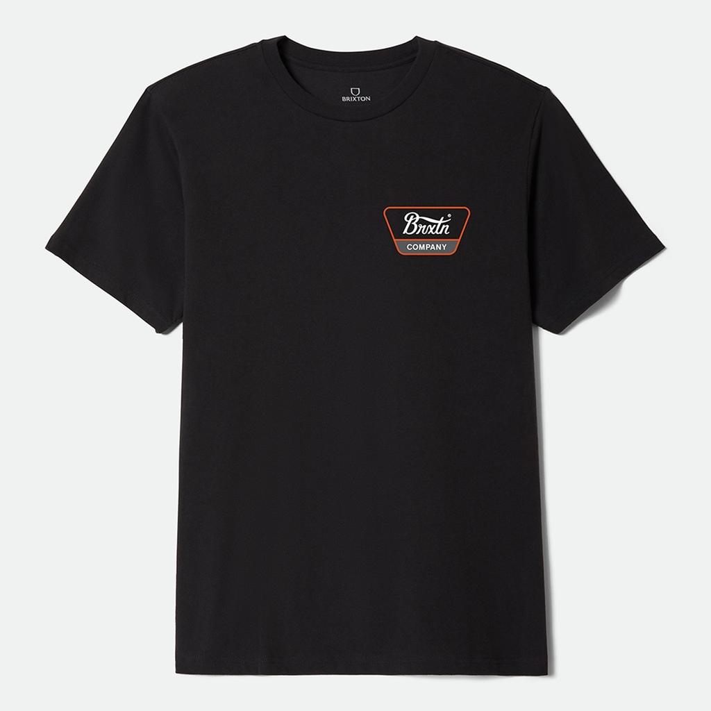 Brixton Linwood Tee T-Shirt Gr: M Black Unisex T-Shirt