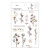 Мистер. Наклейки из бумаги PET Flower Series 2: Свежие цветочные украшения своими руками
