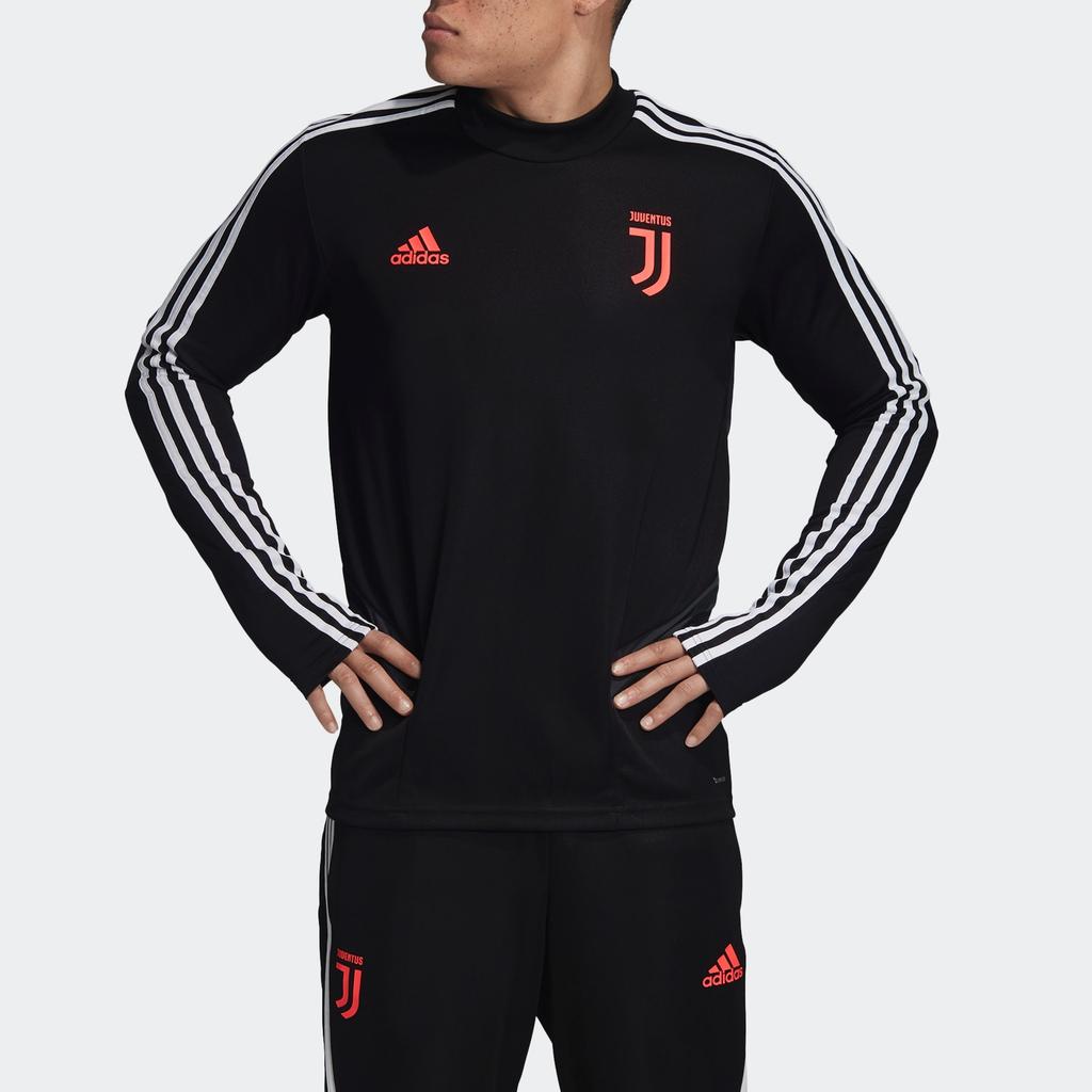 Adidas Тренировочная толстовка Juventus Climacool 2019/20, сезон, высокий воротник, полосатый, длинный рукав, мужская толстовка, черный цвет DX9143