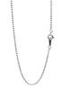 Gin No Thin Cut Ball Length Diameter Silver 925 Necklace Chain Only [Shinjuku Kura] Chain, 38-60cm (38cm), Approx. 1.5mm, Chain, Women's, SV,