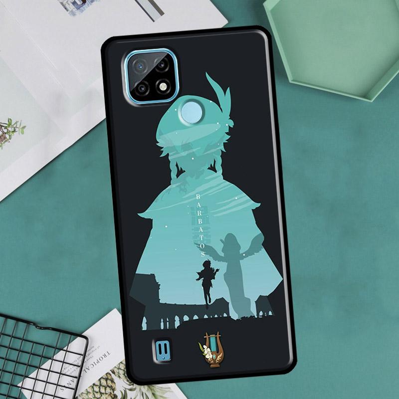 Genshin Impact Venti для OnePlus 10 9 Pro 8T 9R 10R Nord2 чехол для Realme 8 Pro 9 GT Neo 3 2 Master 8i 9i чехол