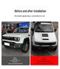 Внедорожный капот BJ40 2024 года со стеклянным воздухозаборником и мускулистым дизайном