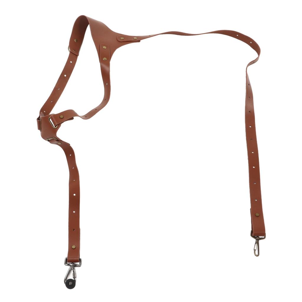 Camera Side Shoulder Strap Widened Scratch Proof Vintage Leather Digital SLR Camera Strap for