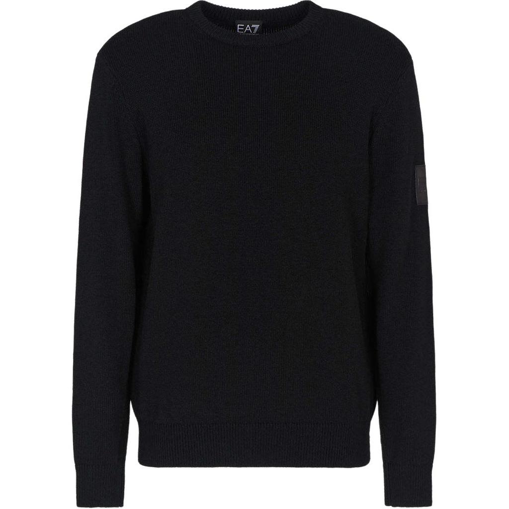 Emporio Armani EA7 Свитшот мужской с круглым вырезом, однотонный, простой 7M000925-AF17667-UC001