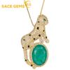 Sace Gems Классический медный сплав Циркон женский кулон ожерелье модный подарок