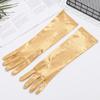 Women Opera Elbow Wrist Stretch Satin Prom Costume Flapper Gloves Finger Long Gloves