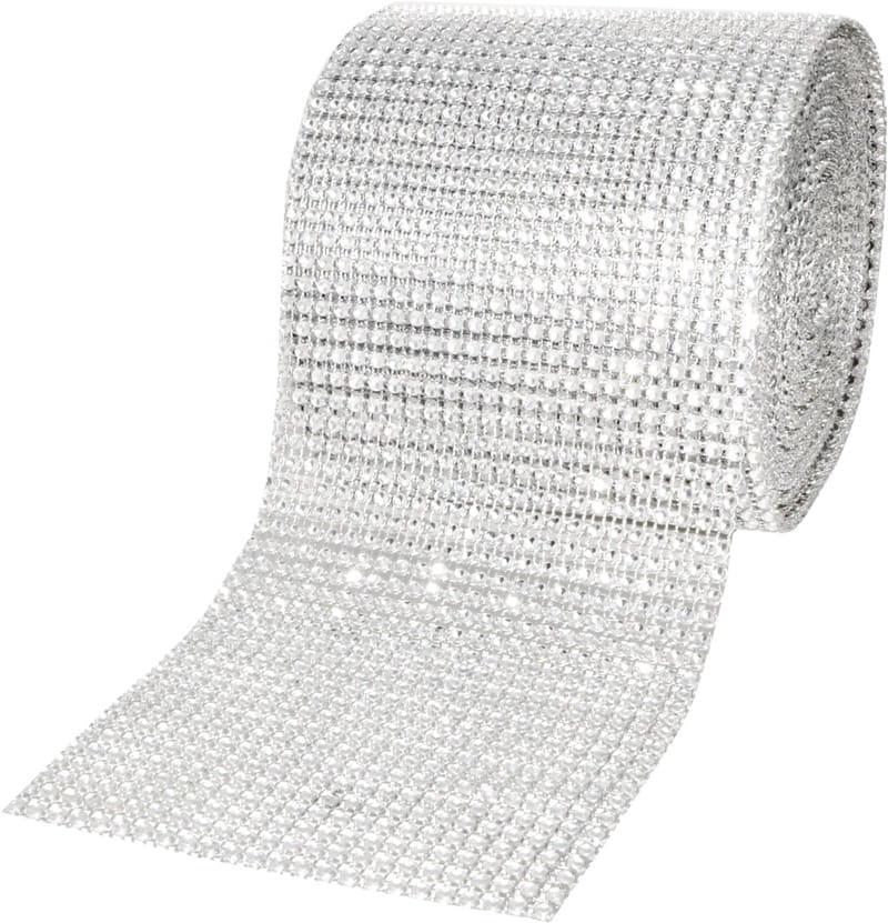 Tasiemka Wstążka Z Cyrkoniami Srebrna 12Cm/9M