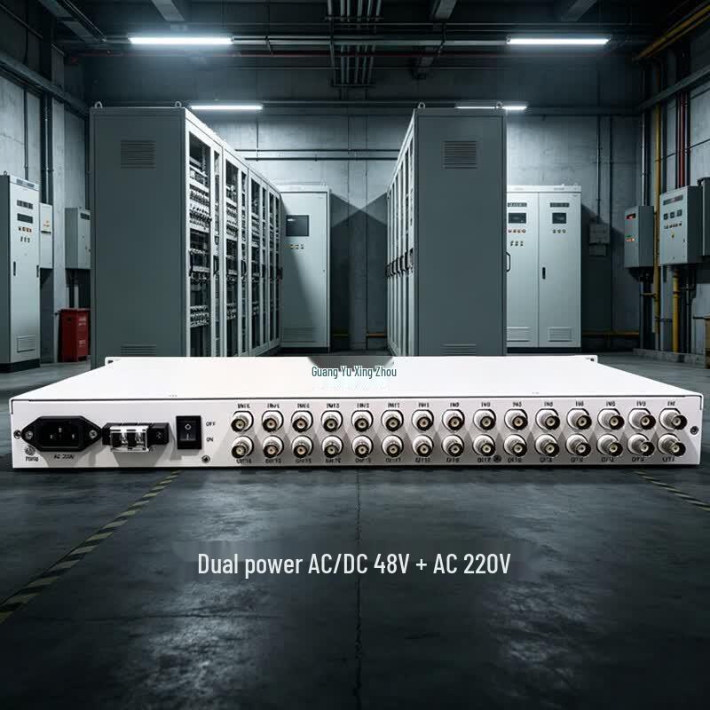 Интегрированный многосервисный оптический трансивер GY-16E16FE8P-40