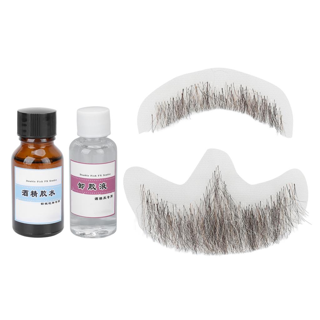 Поддельная борода для мужчин, косплей, макияж для вечеринки, поддельная борода, усы, реквизит для кино и телевизионных представлений