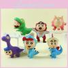 6 шт. Shin Crayon Chan Фигурка Украшение Кукла Мультфильм Игрушка Дети Подарки Аниме