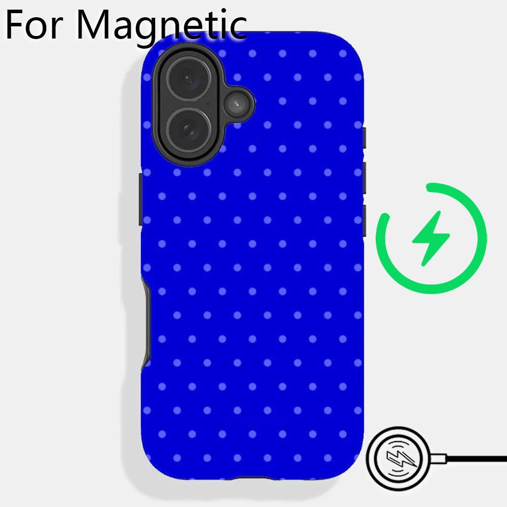 Luxury Clmj Colorful Mini Star Dot Phone Case for iPhone 17 16 15 14 13 12 11 Pro Max Plus Air Magnetic Double-layer Back Cover