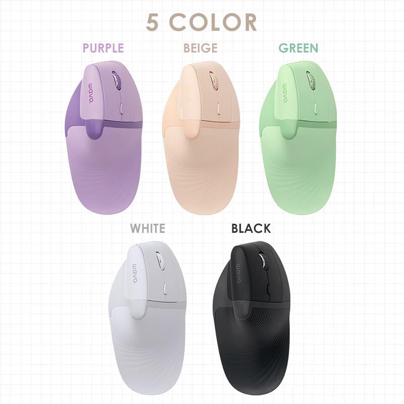 SANWA SUPPLY Wireless Bluetooth Dual-Mode Mouse with Mouse Pad Set Vertical Grip Silent Office 3-Device Switching