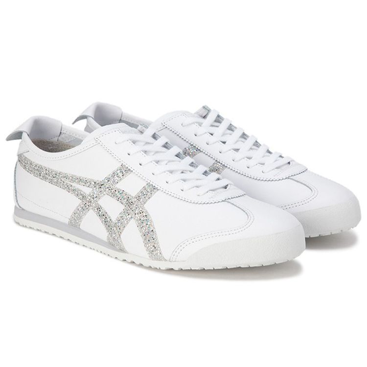 ONITSUKA TIGER Кроссовки унисекс Mexico 66 Белый Чистое серебро 1183B415-100