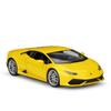 Масштаб 1/24 Welly Lamborghini Huracan LP610-4, модель автомобиля из сплава, литье под давлением, металлические игрушечные автомобили, модель автомобиля, коллекция высокой имитации, детские подарки